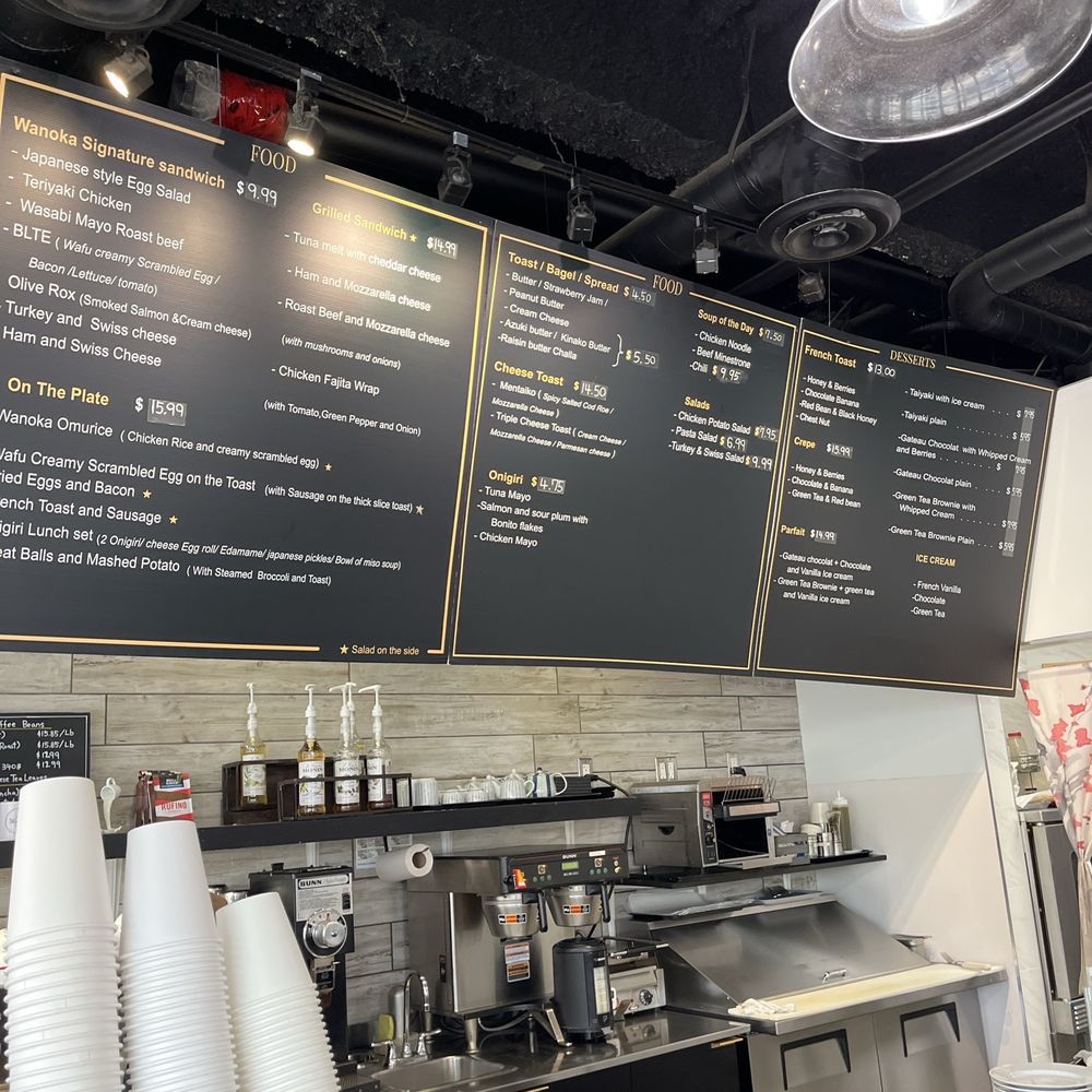 Cafe Wanoka - Menu - Bakeries Near Me - Scarborough, Ontario