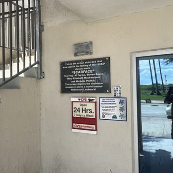 CVS Pharmacy - Plaque outside CVS - Pharmacy Near Me - Miami Beach, Florida