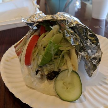 Sam's Cuisine - Falafel on pita - Mediterranean Near Me - Davis, California