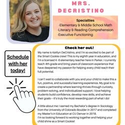 Smart Cookie Tutoring - Check out Mrs. DeCristino!
