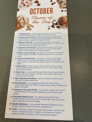 Menu photo 2 Culver's Greenville, SC Menu photo 2 Culver's Greenville, SC