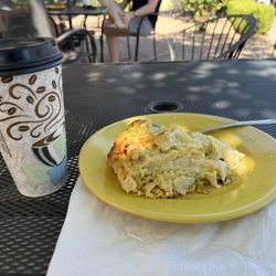 Limonata Cafe - Very big serving of green chili chicken lasagna. Absolutely homemade!