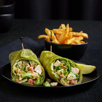 Bahtenta Grill - Spicy Chicken Wrap - New American Near Me - Brooks, California Bahtenta Grill - Spicy Chicken Wrap - New American Near Me - Brooks, California