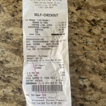 Costco Wholesale - The time and date so employer can see who's the staff member - Department Stores Near Me - Victorville, California Costco Wholesale - The time and date so employer can see who's the staff member - Department Stores Near Me - Victorville, California