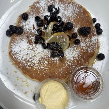 Broken Yolk Cafe - Lemon ricotta pancakes - American Near Me - Buena Park, California Broken Yolk Cafe - Lemon ricotta pancakes - American Near Me - Buena Park, California