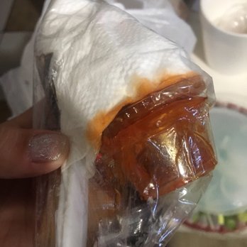 Golden Pho - Spill of the packaged hot sauce - Chinese Near Me - Norwalk, California Golden Pho - Spill of the packaged hot sauce - Chinese Near Me - Norwalk, California