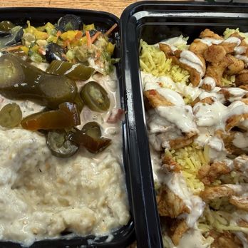 Pita kabab - Chicken Shawarma bowl and a variety of side salads - Mediterranean Near Me - Cedar Rapids, Iowa