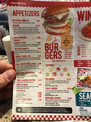 Menu photo 3 SandTown Pub Atlanta, GA