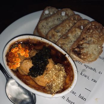 3rd Cousin - SF Restaurant Week 2020 - Uni creme brûlée - New American Near Me - San Francisco, California