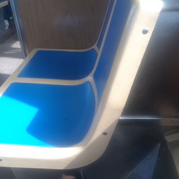 CTA - Blue Line Chicago Station - Vintage seats on the CTA. - Train Stations Near Me - Chicago, Illinois CTA - Blue Line Chicago Station - Vintage seats on the CTA. - Train Stations Near Me - Chicago, Illinois