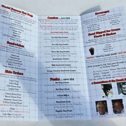 Stewarts Original Hot Dogs - Menu
