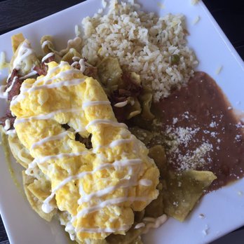 Mex Cocina Cafe - Chilaquiles. - Desserts Near Me - Burbank, California