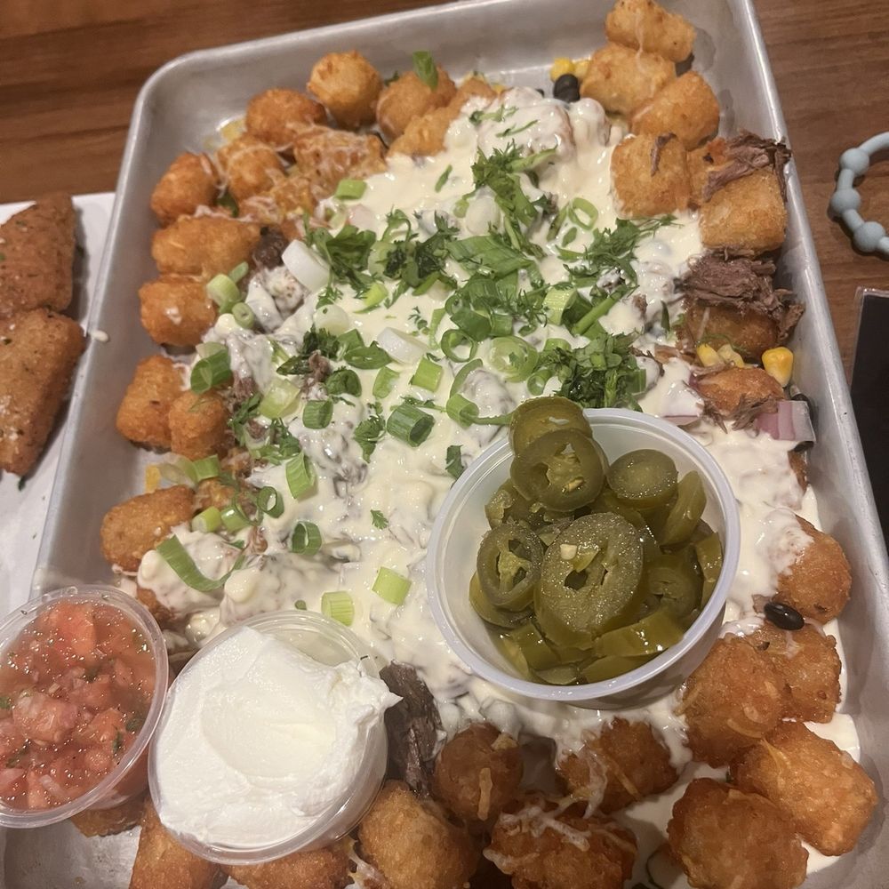 The Hidden Still - A must have ! their loaded tater tots - Bars Near Me - Ellington, Connecticut