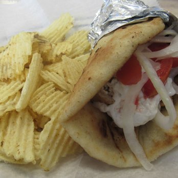 Lakis Greek Restaurant - Chicken gyro (with raw onions) - Italian Near Me - Ocala, Florida Lakis Greek Restaurant - Chicken gyro (with raw onions) - Italian Near Me - Ocala, Florida