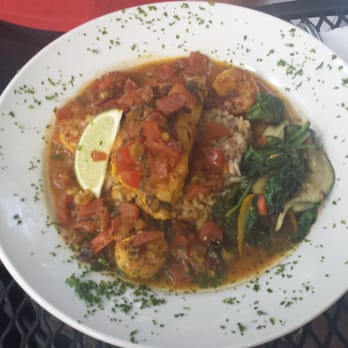 Chef Josh Furman - Black grouper with grilled shrimp - Personal Chefs Near Me