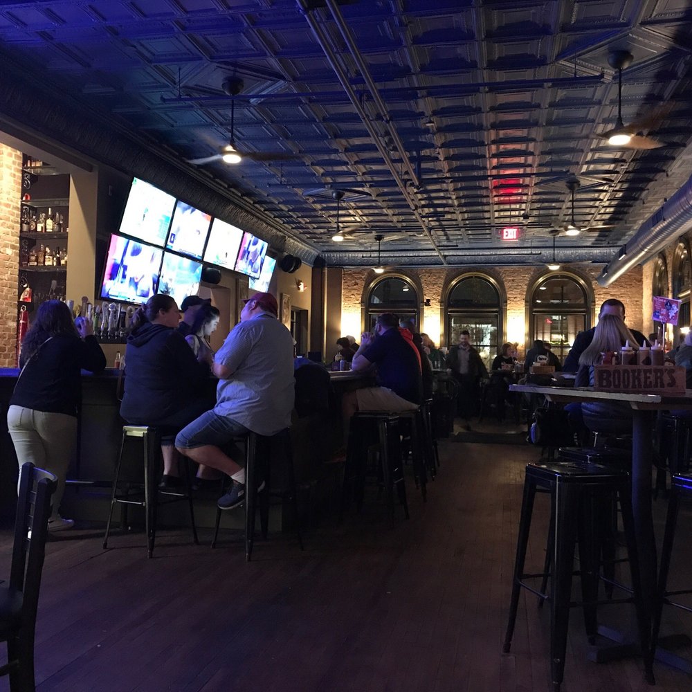 Smoke Justis - Friday night. It's cold and rainy outside but this place seems to have just under a full house - Bars Near Me - Covington, Kentucky Smoke Justis - Friday night. It's cold and rainy outside but this place seems to have just under a full house - Bars Near Me - Covington, Kentucky