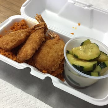 Red Rice - breaded shrimp with cucumber fina dene - Barbeque Near Me - Las Vegas, Nevada