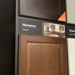 It even stays in stock in the right bottom side. Hampton cognac.