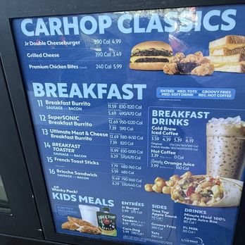 Sonic Drive-In - Menu (July 2026) - Burgers Near Me - ROSEVILLE, California Sonic Drive-In - Menu (July 2026) - Burgers Near Me - ROSEVILLE, California