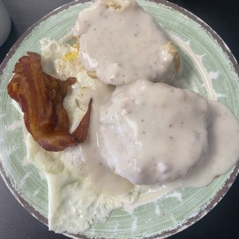 Buttered Biscuit - Egg Breakfast with Bacon and Biscuit with Gravy - Breakfast & Brunch Near Me - Waynesville, North Carolina Buttered Biscuit - Egg Breakfast with Bacon and Biscuit with Gravy - Breakfast & Brunch Near Me - Waynesville, North Carolina