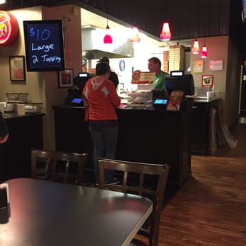 Fox's Pizza Den - customers in the restaurant - Pizza Near Me - Lafayette, Indiana