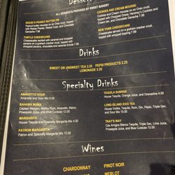 Creekside - Menu