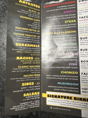 Menu photo 1 Sombrero Tacoria Clifton Clifton, NJ Menu photo 1 Sombrero Tacoria Clifton Clifton, NJ