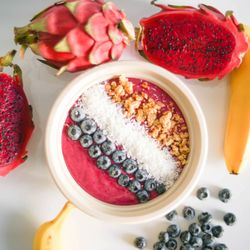 Main Squeeze Juice Co. - Pitaya (dragonfruit) bowl!