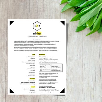 Resume By Nico - Resume for music supervisor - Editorial Services Near Me Resume By Nico - Resume for music supervisor - Editorial Services Near Me