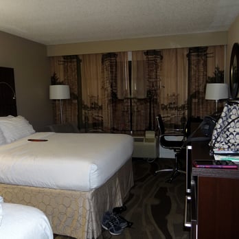 Holiday Inn St. Augustine - Historic - The bedroom included two queen beds and historic images of the city printed on the curtain's fabric. - Hotels Near Me - St. Augustine, Florida Holiday Inn St. Augustine - Historic - The bedroom included two queen beds and historic images of the city printed on the curtain's fabric. - Hotels Near Me - St. Augustine, Florida
