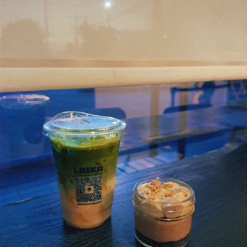 Laika Cheesecake & Espresso - Mango Matcha and Ferrero Cheesecake - Desserts Near Me - Helotes, Texas