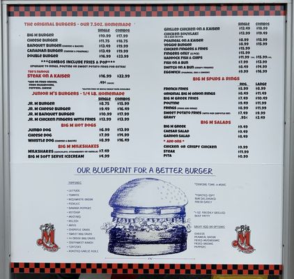Menu photo 1 Big M Burgers Pickering, ON Menu photo 1 Big M Burgers Pickering, ON