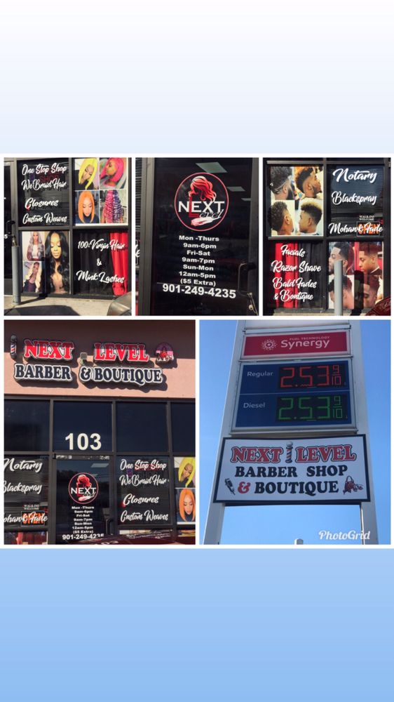 NEXT LEVEL AND BOUTIQUE 2984 Lamar Ave, Memphis, Tennessee