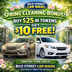 Buy $25 in tokens and receive $10 FREE