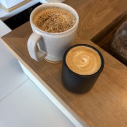Cortadito and Rose Cardamom latte Cortadito and Rose Cardamom latte