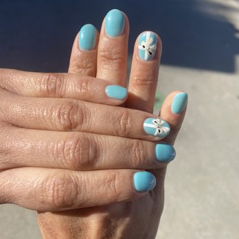 Artistic Nails - Tiffany & Co. gel nails for my bday - Nail Salons Near Me - Santa Monica, California Artistic Nails - Tiffany & Co. gel nails for my bday - Nail Salons Near Me - Santa Monica, California