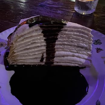 Her Place - Chocolate crepe cake - French Near Me - Philadelphia, Pennsylvania Her Place - Chocolate crepe cake - French Near Me - Philadelphia, Pennsylvania
