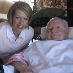 HomeWerks Home Care - Paula Werk, HomeWerks Home Care, Owner and Operator, with one of our clients