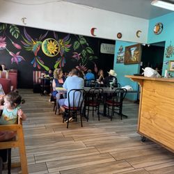 El Capricho Restaurant - Dining room - busy with locals