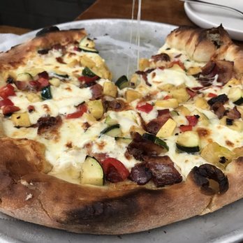 The Parlor - Build your own pizza- olive oil base with handmade mozzarella, seasoned veggies and bacon. - Pizza Near Me - Phoenix, Arizona The Parlor - Build your own pizza- olive oil base with handmade mozzarella, seasoned veggies and bacon. - Pizza Near Me - Phoenix, Arizona