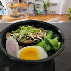 8 Ramen - Tonkatsu Ramen with added bok choy