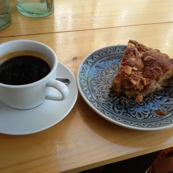 Back to Black - Single Honduras americano and apple tart. - Coffee & Tea Near Me - Amsterdam, New Hampshire