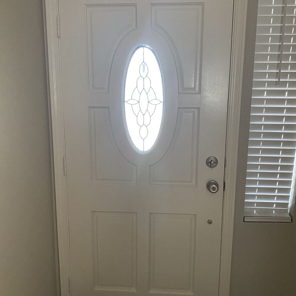 Old front door inside Old front door inside