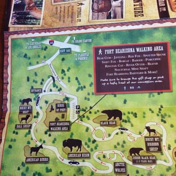 Bearizona - Map - Zoos Near Me - Williams, Arizona