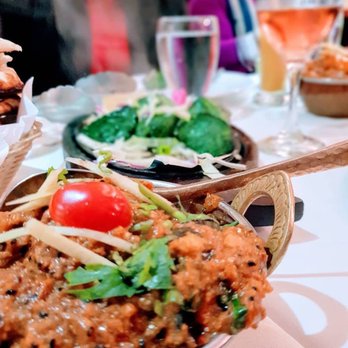 The Copper Chimney - a plate of food and a glass of wine - Indian Near Me - Toronto, Ontario The Copper Chimney - a plate of food and a glass of wine - Indian Near Me - Toronto, Ontario