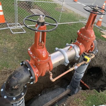 Certified Safe Backflow Testing & Repair - 8.0 DCDA w/ Concrete thrust block - Backflow Services Near Me