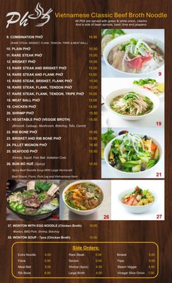 Menu photo 4 PHO 909 Pomona, CA