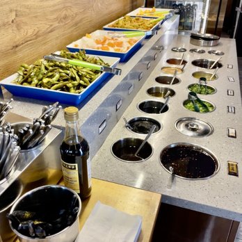 Hotpot Alley - Condiment bar. $3 per person. - Chinese Near Me - Austin, Texas