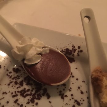 Bistro 501 - Dessert trio: pot de chocolat. - French Near Me - Lafayette, Indiana Bistro 501 - Dessert trio: pot de chocolat. - French Near Me - Lafayette, Indiana