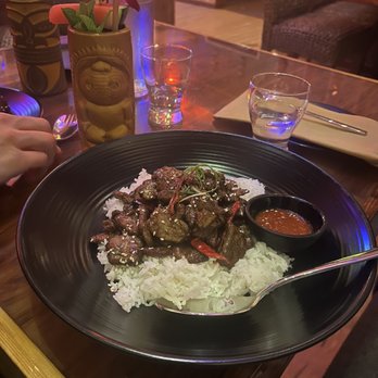 Cane Tiki Room - Beef Mongolian - Tiki Bars Near Me - Paso Robles, California